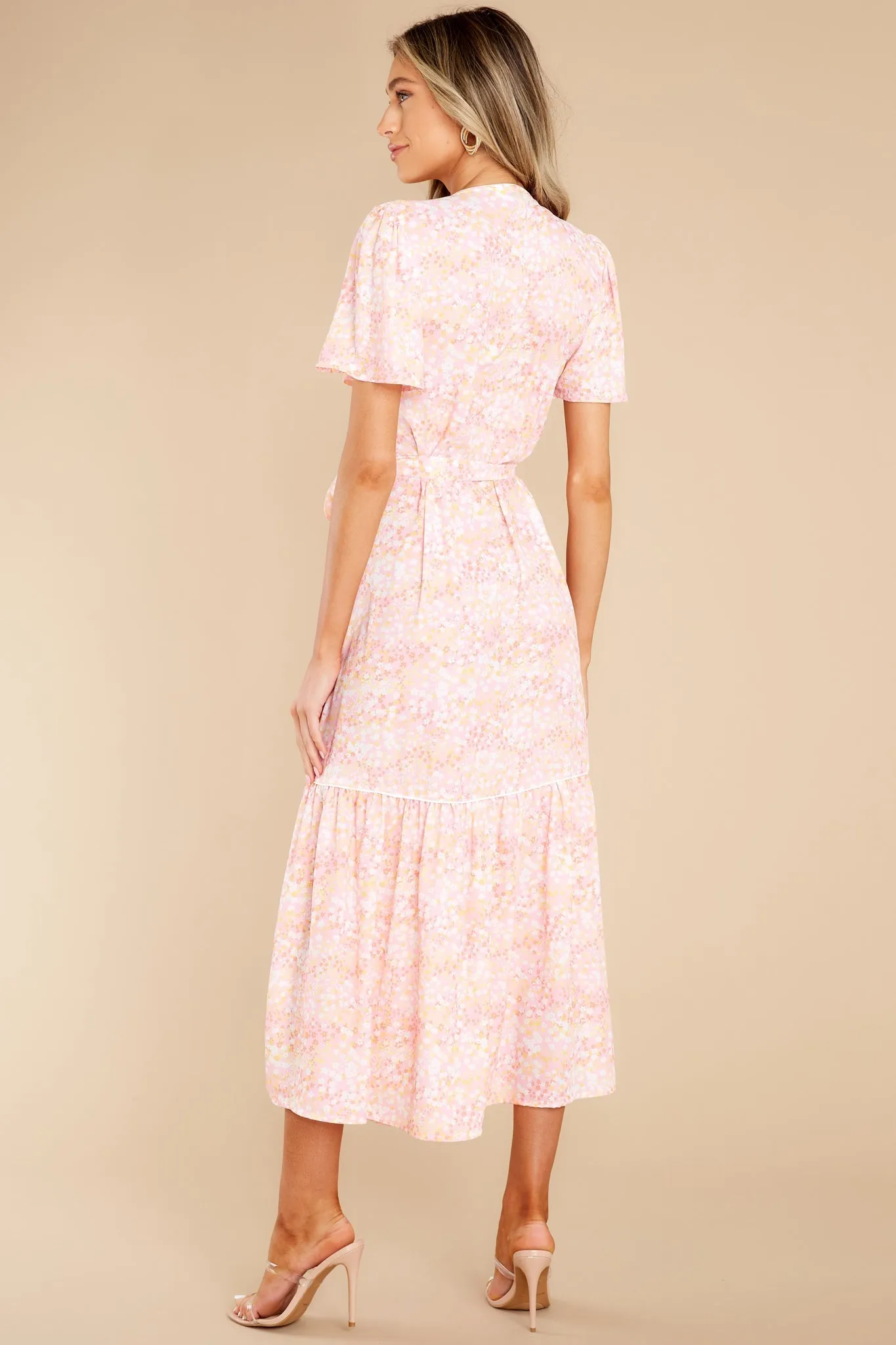 Wren Dainty Daisy Wrap Dress